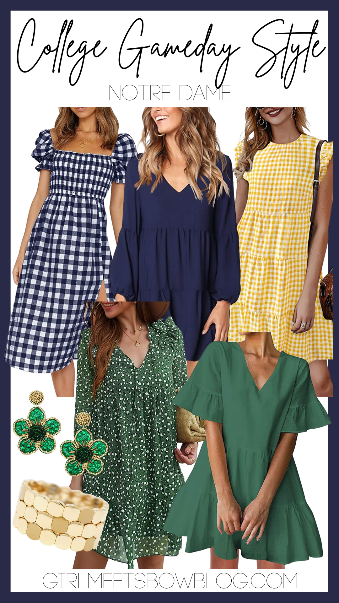 College Gameday Outfit: Notre Dame
